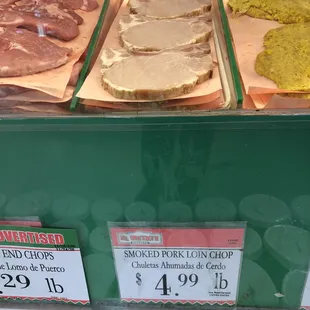 My favorite. More restaurants should serve these tasty smoked pork chops.