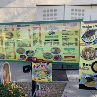 El Metate menu 05/20