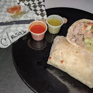 Carne Asada burrito.  Get it!