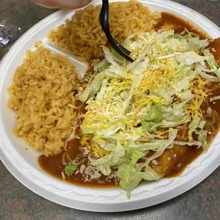 2 Cheese Enchiladas