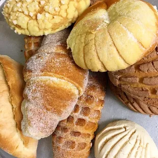 a variety of pastries