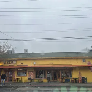 Outside of restaurant