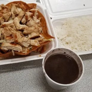 Chicken taco salad. So good!