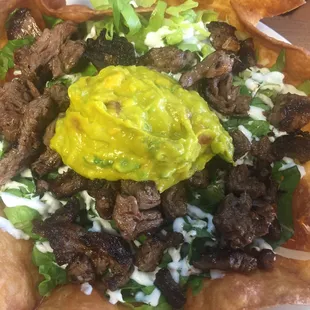 Taco salad with steak. Best I've ever had!!!