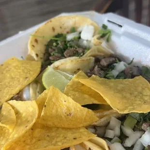 Steak tacos