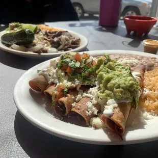 Tacos Dorados de Pollo.. "Chicken Fried Tacos" $10.49 ... Really good.