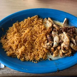 Choripollo that is missing the beans