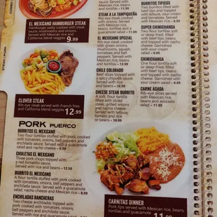 New Menu Spring 2019