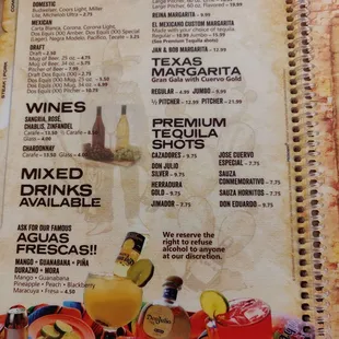 New Menu Spring 2019