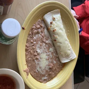 Nacho cheese burrito