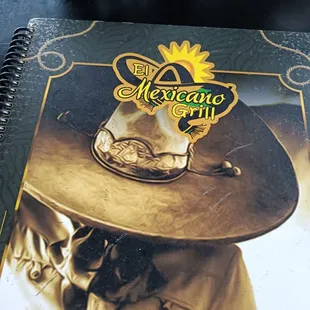 Menu cover