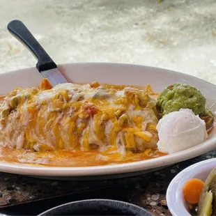 Huge Chicken burrito