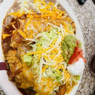 Shredded Beef Burrito