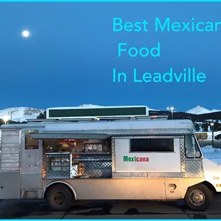 a food truck parked in a parking lot