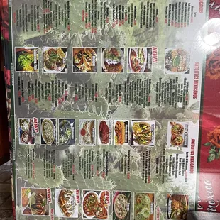 Updated menu and prices