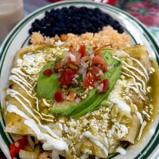 Shrimp Enchiladas: $15.99