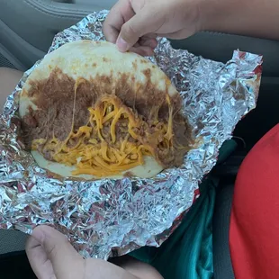 Bean and Cheese Taco