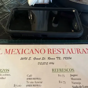 The name of the establishment