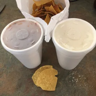 My $12.50!!! Chips, salsa and queso.