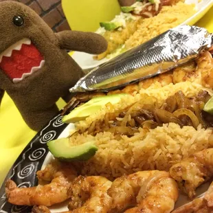 Camarones en Chipotle