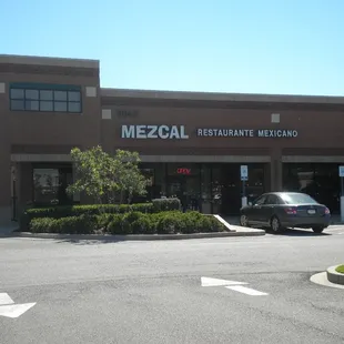 the front of a restaurant