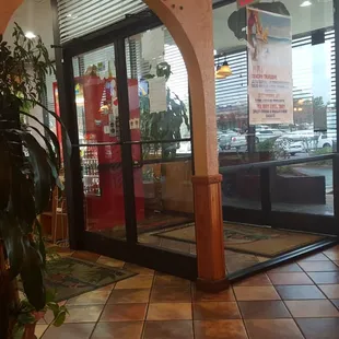 outside