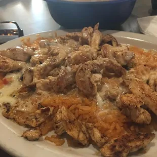 Odd interpretation of Arroz con Pollo but it sure is tasty!