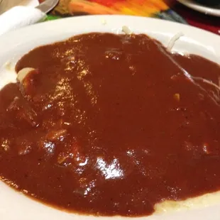 Cheese and Onion Enchiladas ala Carte