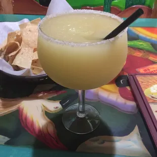 Frozen lime margaritas for under $5 today!