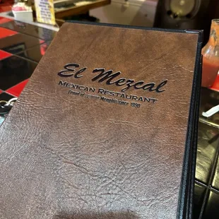 a mexican restaurant menu