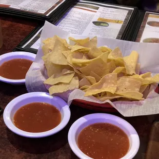 Complimentary Chips &amp; Salsa--Yummy!
