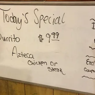 Monday&apos;s Special