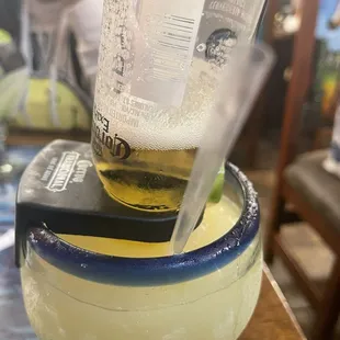 My favorite adult beverage here is the Coronarita!