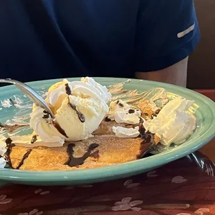 Sopapilla with Ice Cream