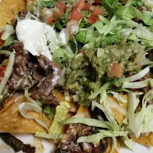 Fajita nachos
