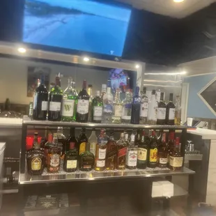 Behind the bar