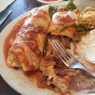 Burritos rancheros. Muy delicioso!