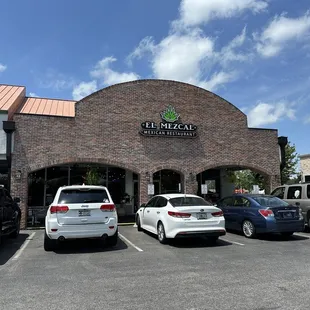 cars parked in front