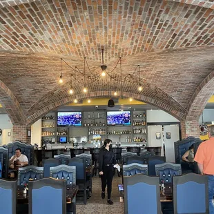 people sitting at the bar