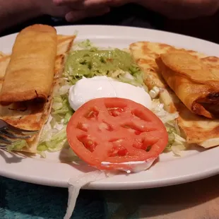 a plate of food