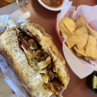 Torta al pastor meat. "10 out 10