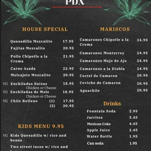 Menu page 2