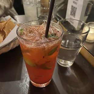 Strawberry mojito