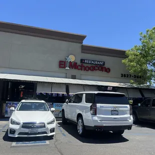 Outside entrance and sign