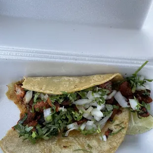 Al pastor taco ! Delicious!