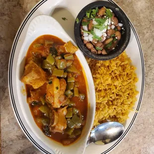 Costillitas con Nopales