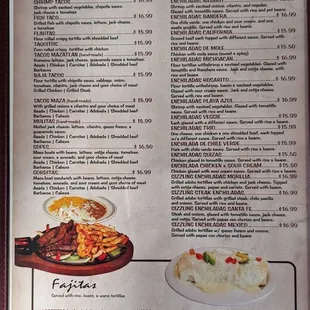 2024 Menu