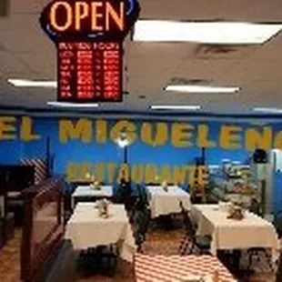 a view of the dining room