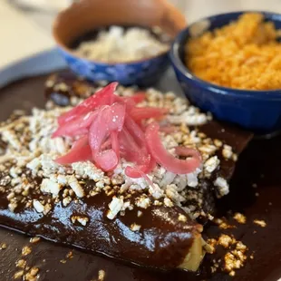 Best mole enchiladas &quot;Enmoladas&quot;