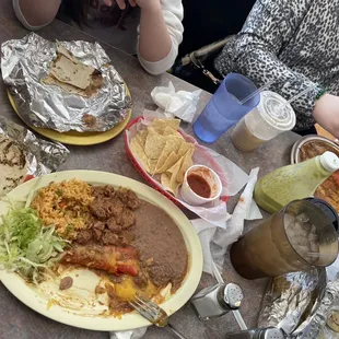 The Tejano plate $9 and super good!